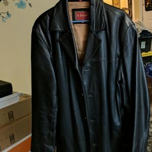 Men's leather jacket - Sheep leather size XS